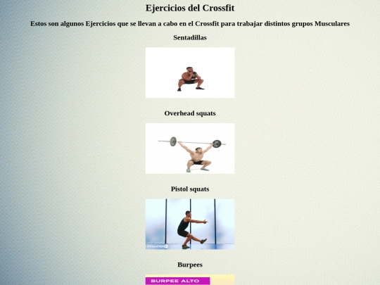 PAGWEBRFE/Crossfit screenshot