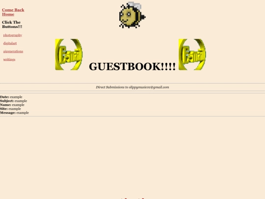 guestbook screenshot