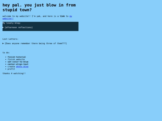 index screenshot