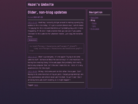 blog/archive screenshot