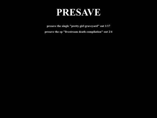 presave screenshot
