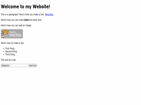 index screenshot