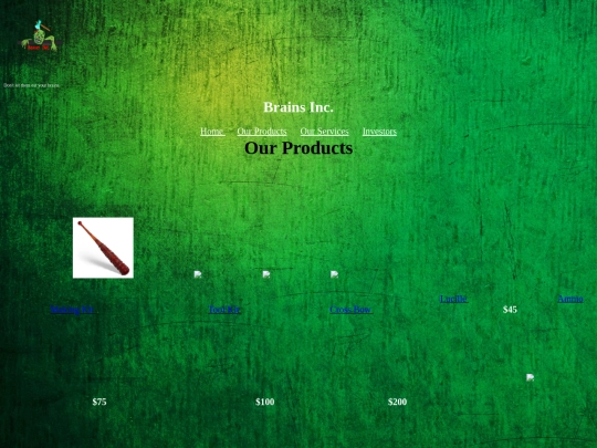 Ourproducts screenshot