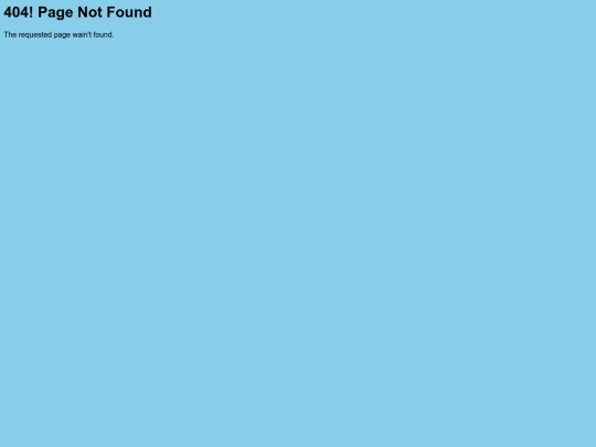 not_found screenshot