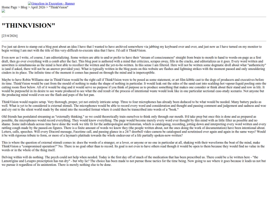 Blog/thinkvision screenshot