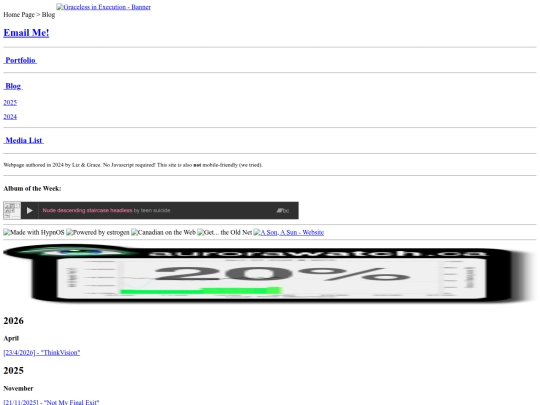 blog screenshot