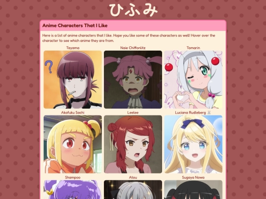 fav-animu-chars screenshot