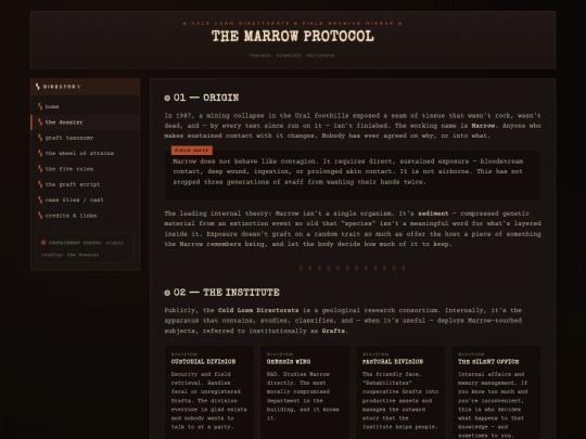 dossier screenshot