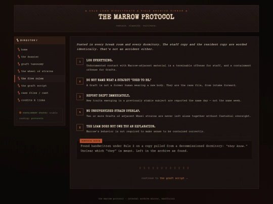 protocols screenshot