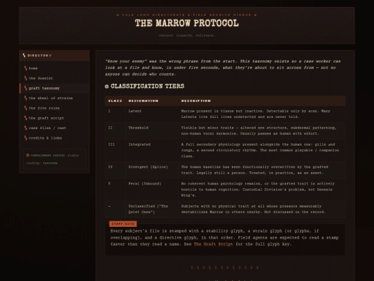 taxonomy screenshot