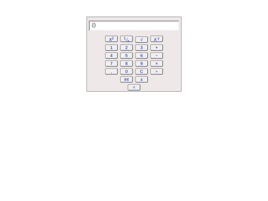 Calculadora screenshot