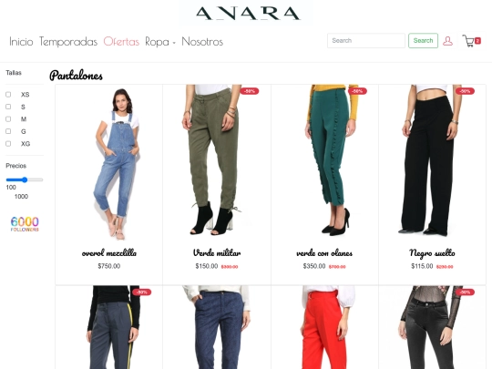 anara/Pantalones screenshot
