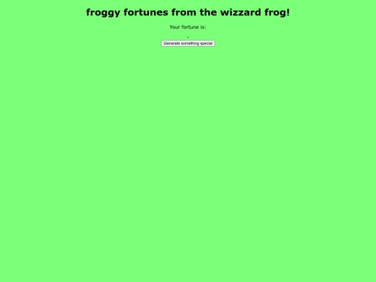 froggy fortune screenshot