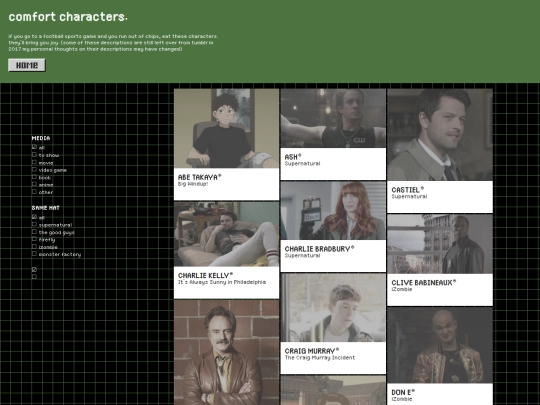 characters screenshot