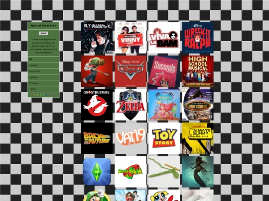 interests screenshot