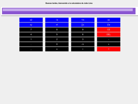 Ejercicio6/CalcJQ/CalcJQ screenshot