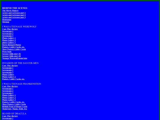 menu screenshot