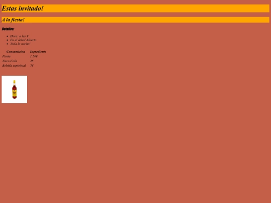 invitacionaunevento screenshot