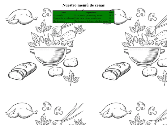menudelacena screenshot