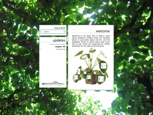 blog screenshot