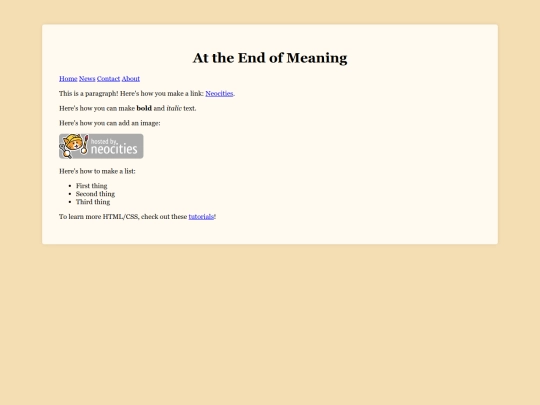 index screenshot