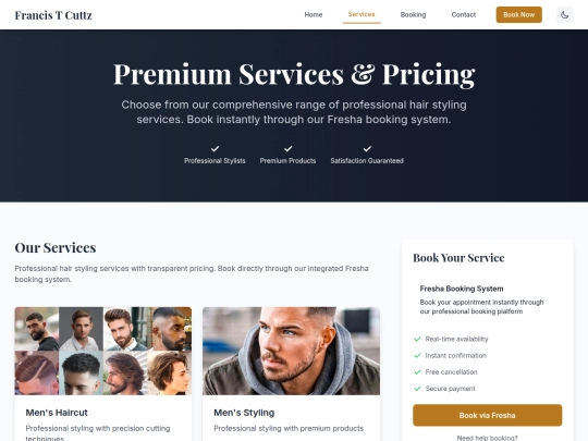 francis/services screenshot