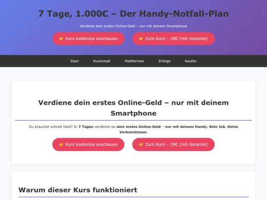 kursfertig screenshot