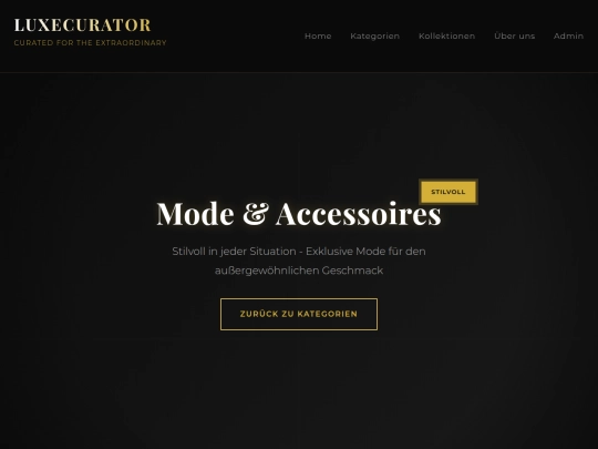 luxe-curated/fashion screenshot