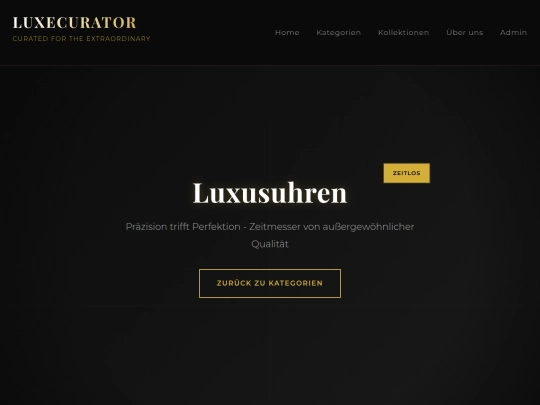 luxe-curated/watches screenshot