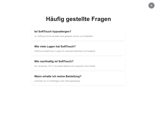 papier/faq screenshot