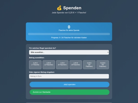 spenden/spenden screenshot