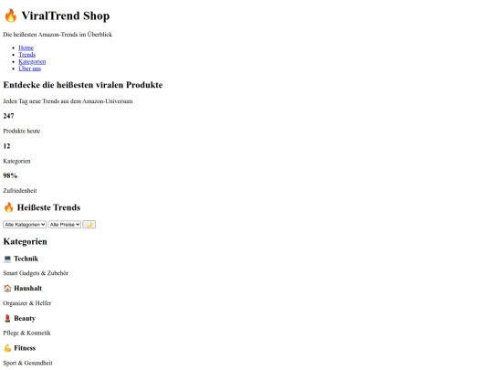trend-shop screenshot