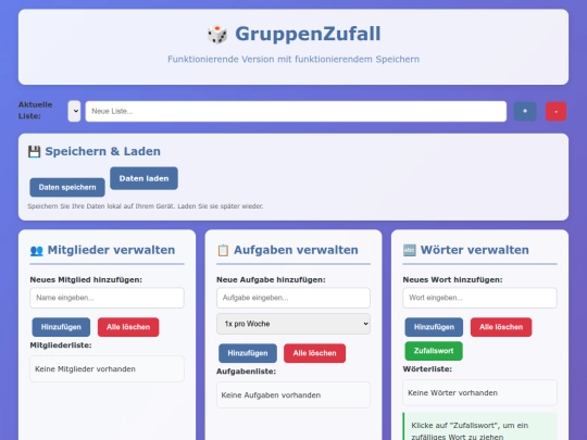 zufall screenshot