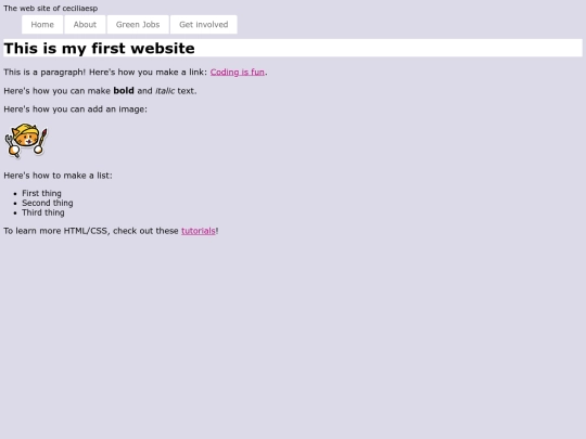 index screenshot