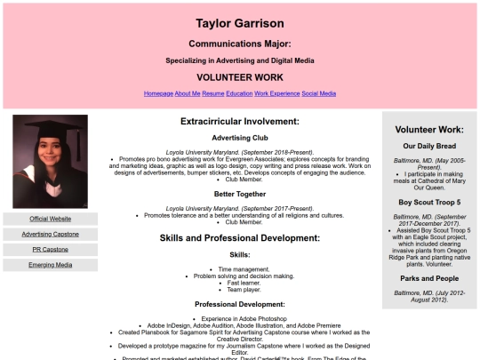 volunteerwork screenshot