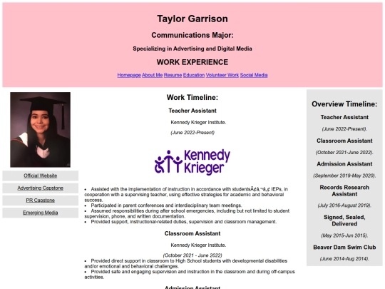 workexperience screenshot