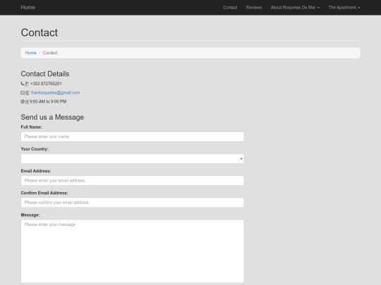 contact screenshot