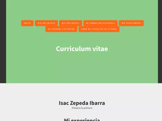 curriculum screenshot