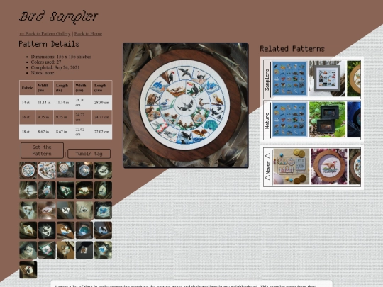 pattern_gallery/bird_sampler screenshot