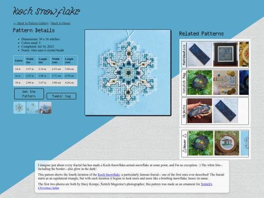 pattern_gallery/koch_snowflake screenshot