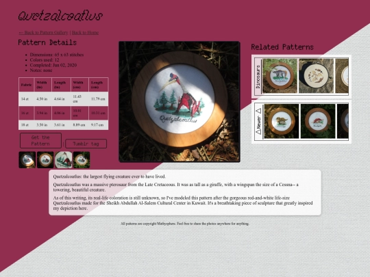 pattern_gallery/quetzalcoatlus screenshot