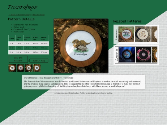 pattern_gallery/triceratops screenshot