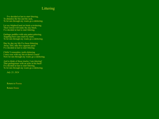 littering screenshot