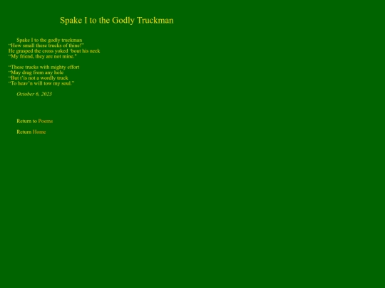 spakeitothegodlytruckman screenshot