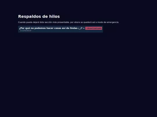 Respaldos screenshot