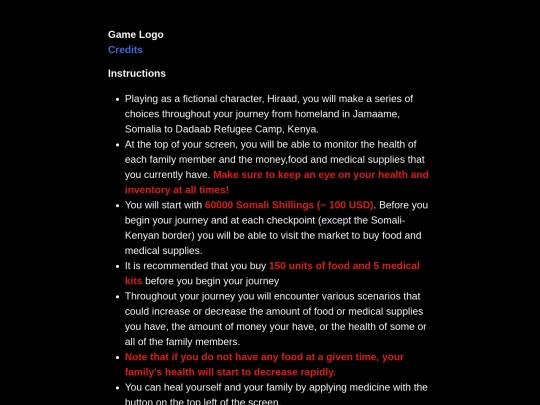 Climate Refugee Game Post Draft v3 screenshot