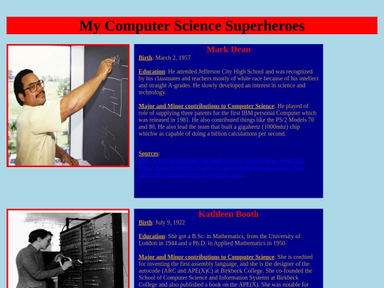 cssuperheroes screenshot