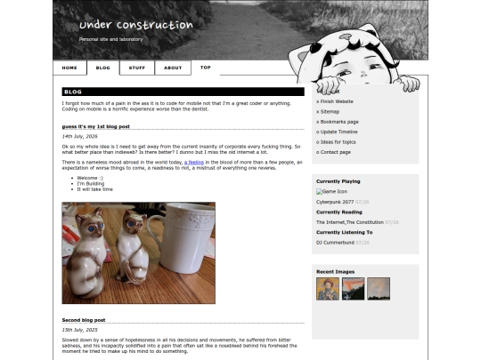 blog screenshot