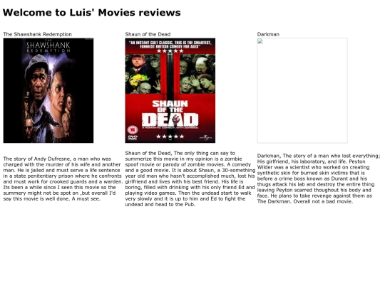 index screenshot