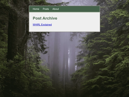 blog screenshot